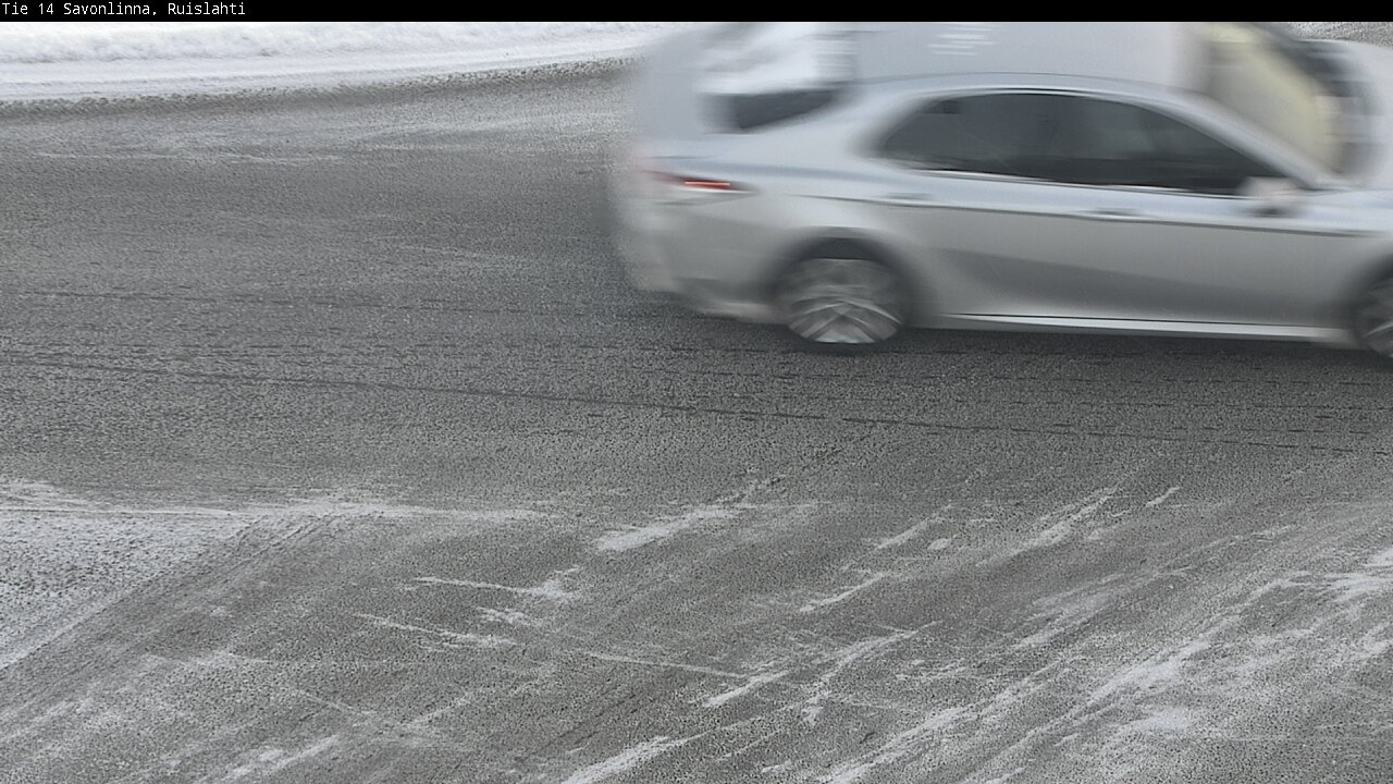Weather Camera Image Väg 14 Nyslott, Ruislahti, Savonlinna, Etelä-Savo