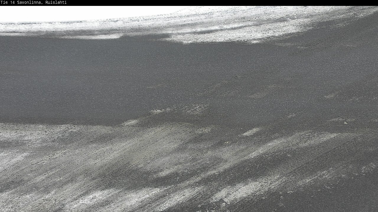 Weather Camera Image Väg 14 Nyslott, Ruislahti, Savonlinna, Etelä-Savo