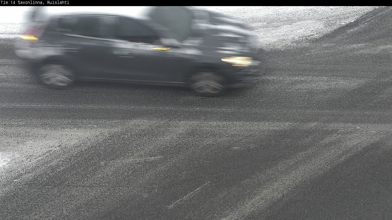 Weather Camera Image Väg 14 Nyslott, Ruislahti, Savonlinna, Etelä-Savo