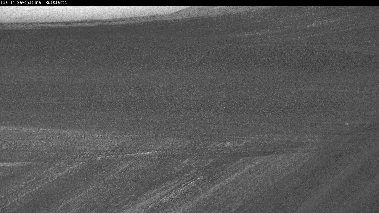 Weather Camera Image Väg 14 Nyslott, Ruislahti, Savonlinna, Etelä-Savo