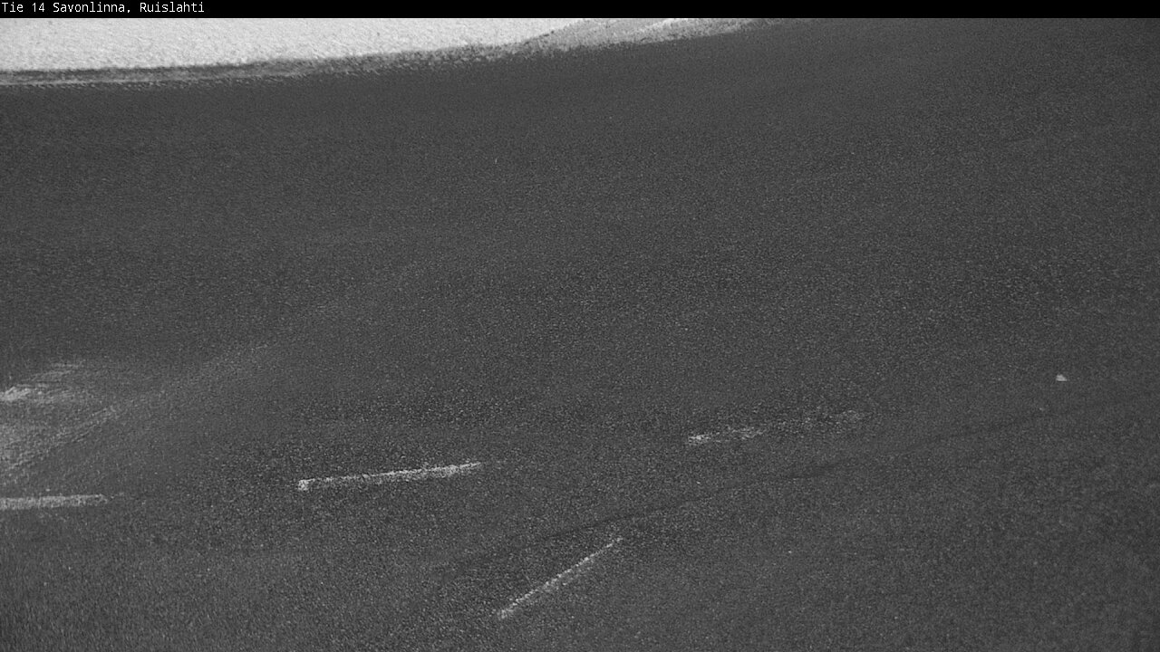 Weather Camera Image Väg 14 Nyslott, Ruislahti, Savonlinna, Etelä-Savo