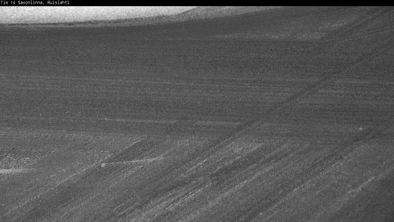 Weather Camera Image Väg 14 Nyslott, Ruislahti, Savonlinna, Etelä-Savo