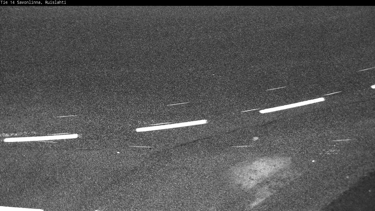 Weather Camera Image Väg 14 Nyslott, Ruislahti, Savonlinna, Etelä-Savo