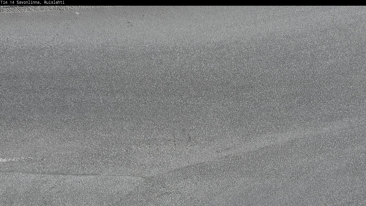 Weather Camera Image Väg 14 Nyslott, Ruislahti, Savonlinna, Etelä-Savo