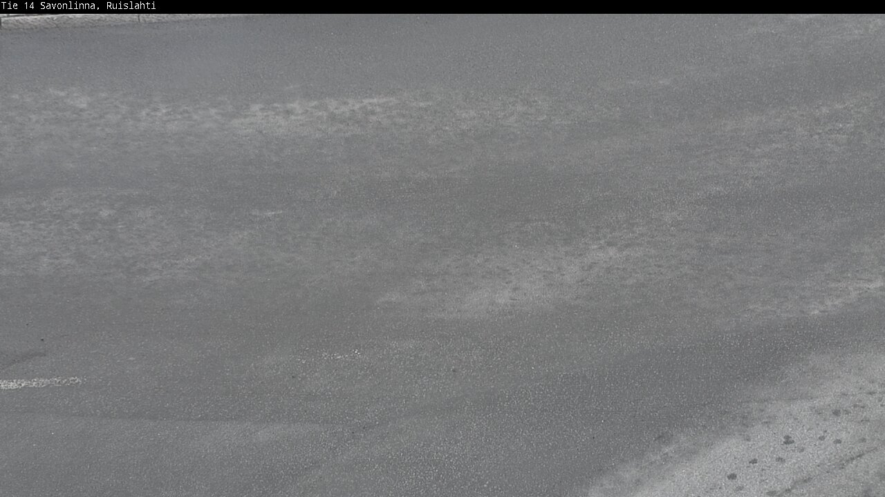 Weather Camera Image Väg 14 Nyslott, Ruislahti, Savonlinna, Etelä-Savo