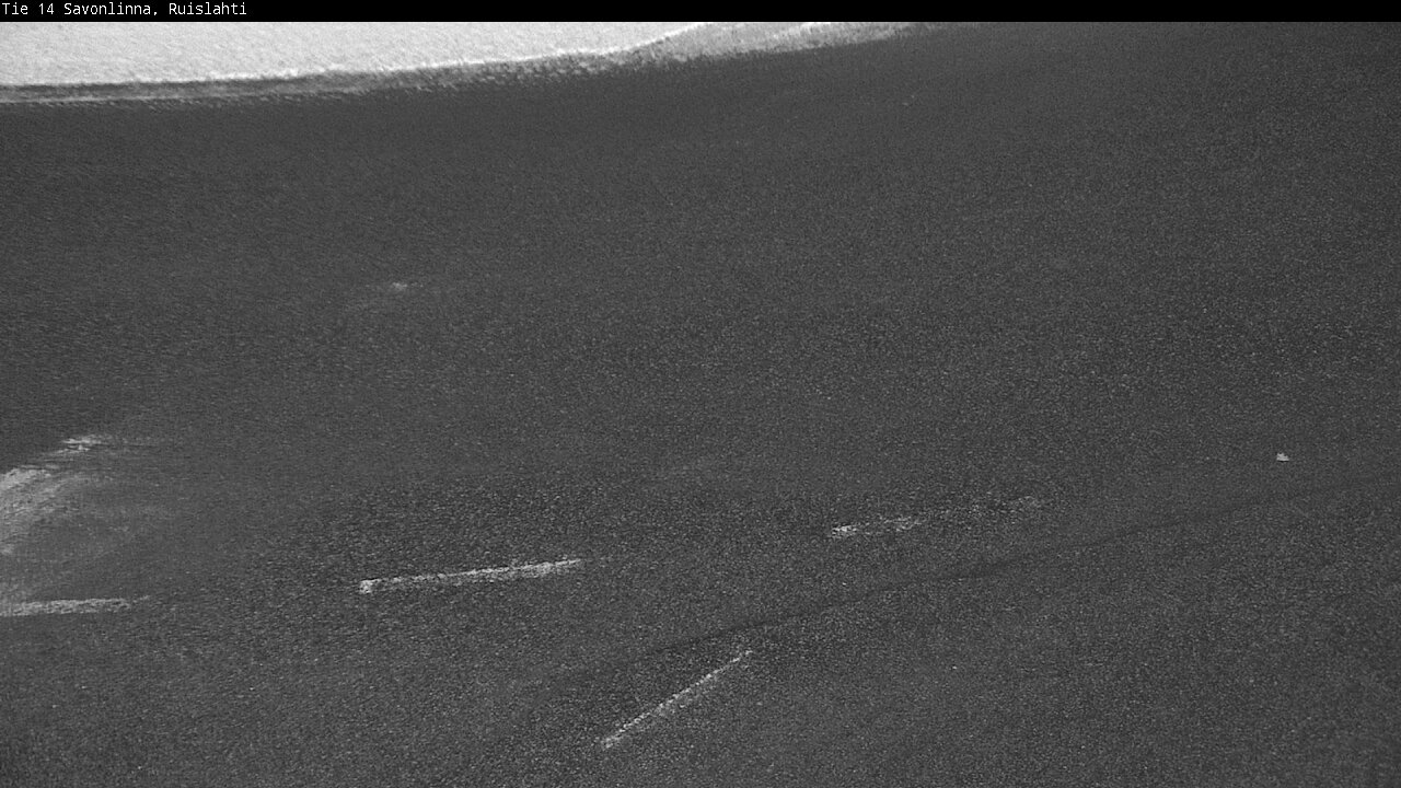 Weather Camera Image Väg 14 Nyslott, Ruislahti, Savonlinna, Etelä-Savo