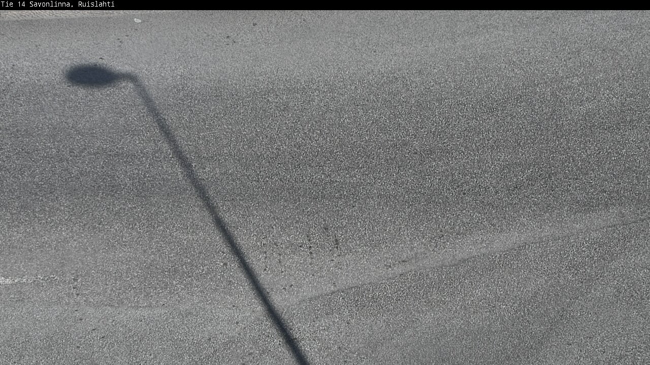 Weather Camera Image Väg 14 Nyslott, Ruislahti, Savonlinna, Etelä-Savo