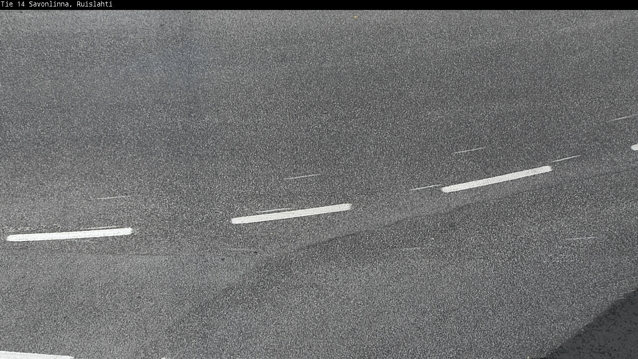Weather Camera Image Väg 14 Nyslott, Ruislahti, Savonlinna, Etelä-Savo