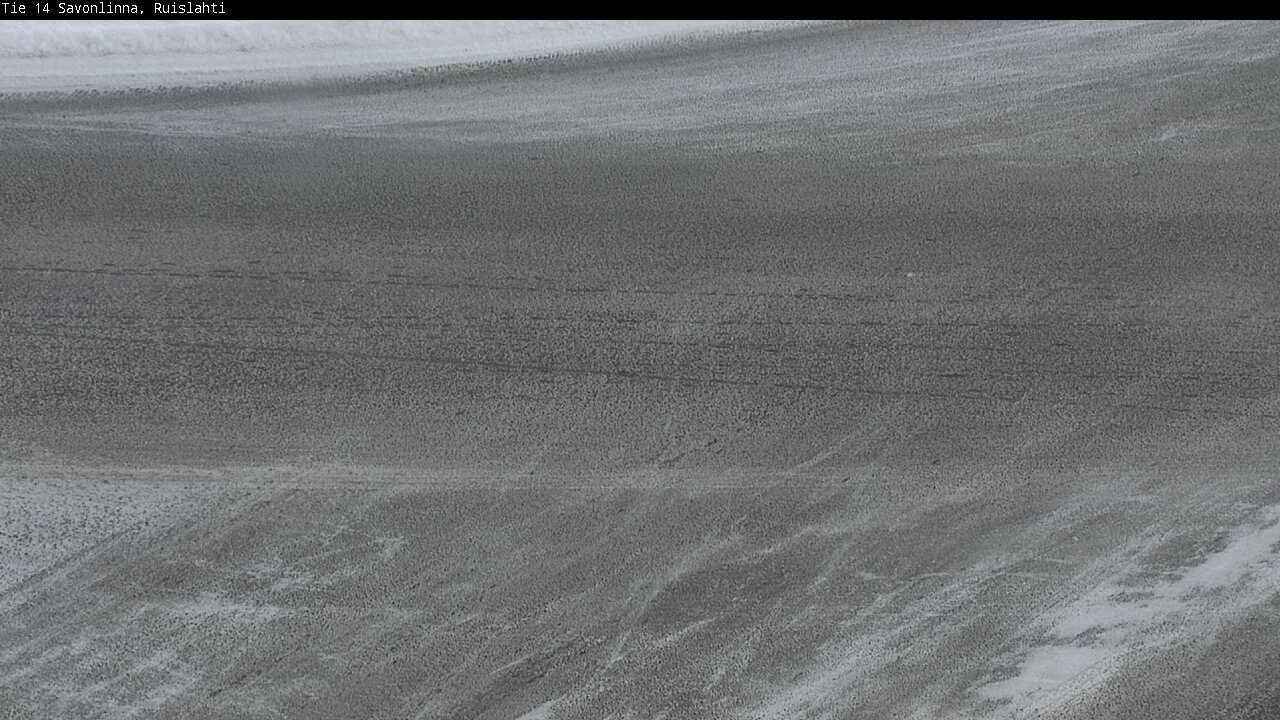 Weather Camera Image Väg 14 Nyslott, Ruislahti, Savonlinna, Etelä-Savo