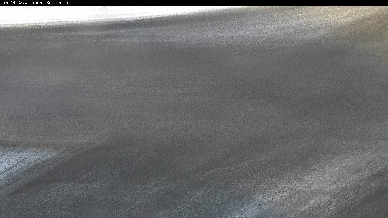 Weather Camera Image Road 14 Savonlinna, Ruislahti, Savonlinna, Etelä-Savo