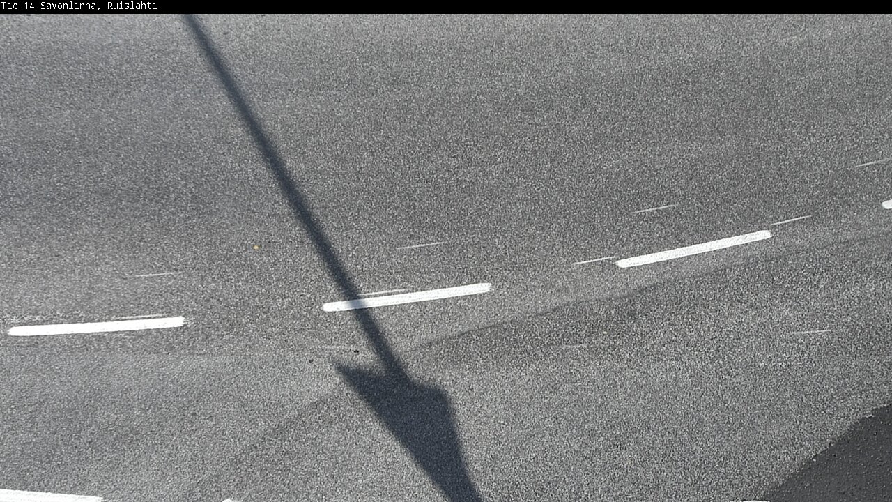 Weather Camera Image Road 14 Savonlinna, Ruislahti, Savonlinna, Etelä-Savo