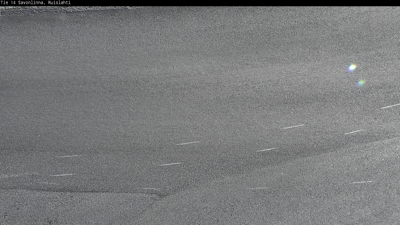 Weather Camera Image Road 14 Savonlinna, Ruislahti, Savonlinna, Etelä-Savo