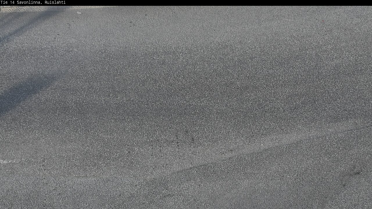 Weather Camera Image Väg 14 Nyslott, Ruislahti, Savonlinna, Etelä-Savo