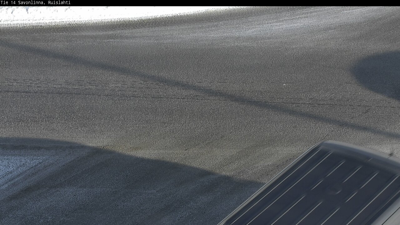 Weather Camera Image Road 14 Savonlinna, Ruislahti, Savonlinna, Etelä-Savo
