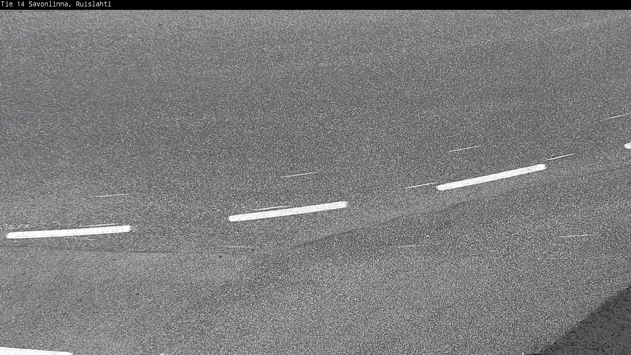 Weather Camera Image Väg 14 Nyslott, Ruislahti, Savonlinna, Etelä-Savo