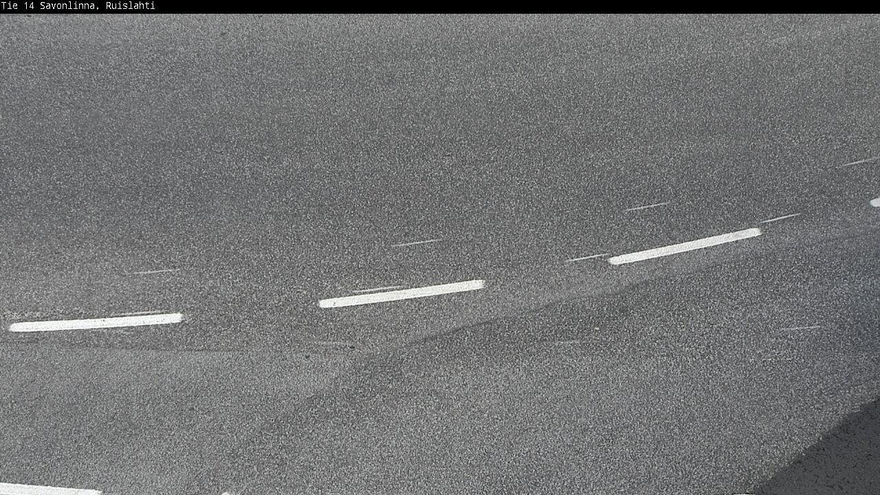 Weather Camera Image Road 14 Savonlinna, Ruislahti, Savonlinna, Etelä-Savo
