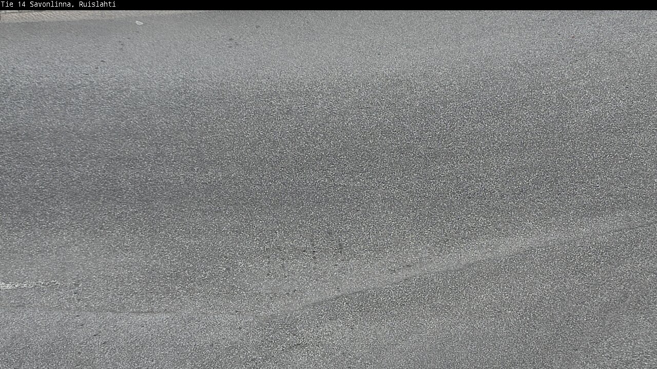 Weather Camera Image Väg 14 Nyslott, Ruislahti, Savonlinna, Etelä-Savo