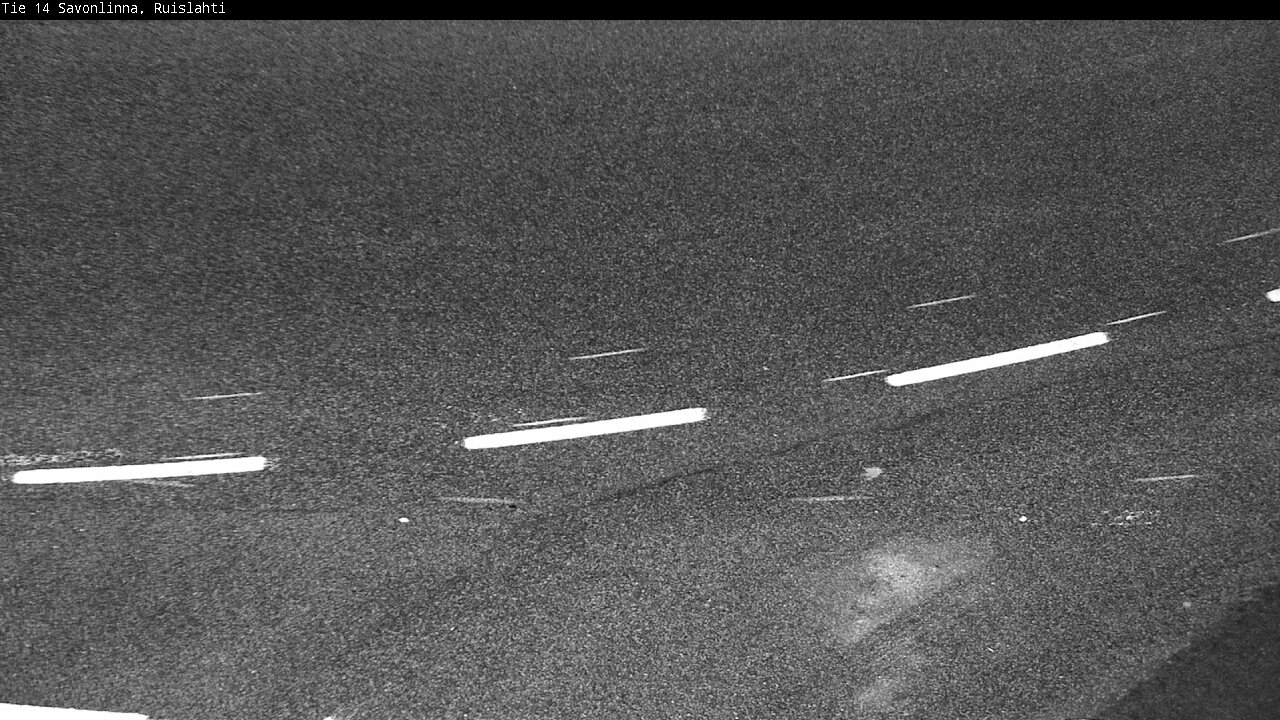Weather Camera Image Väg 14 Nyslott, Ruislahti, Savonlinna, Etelä-Savo