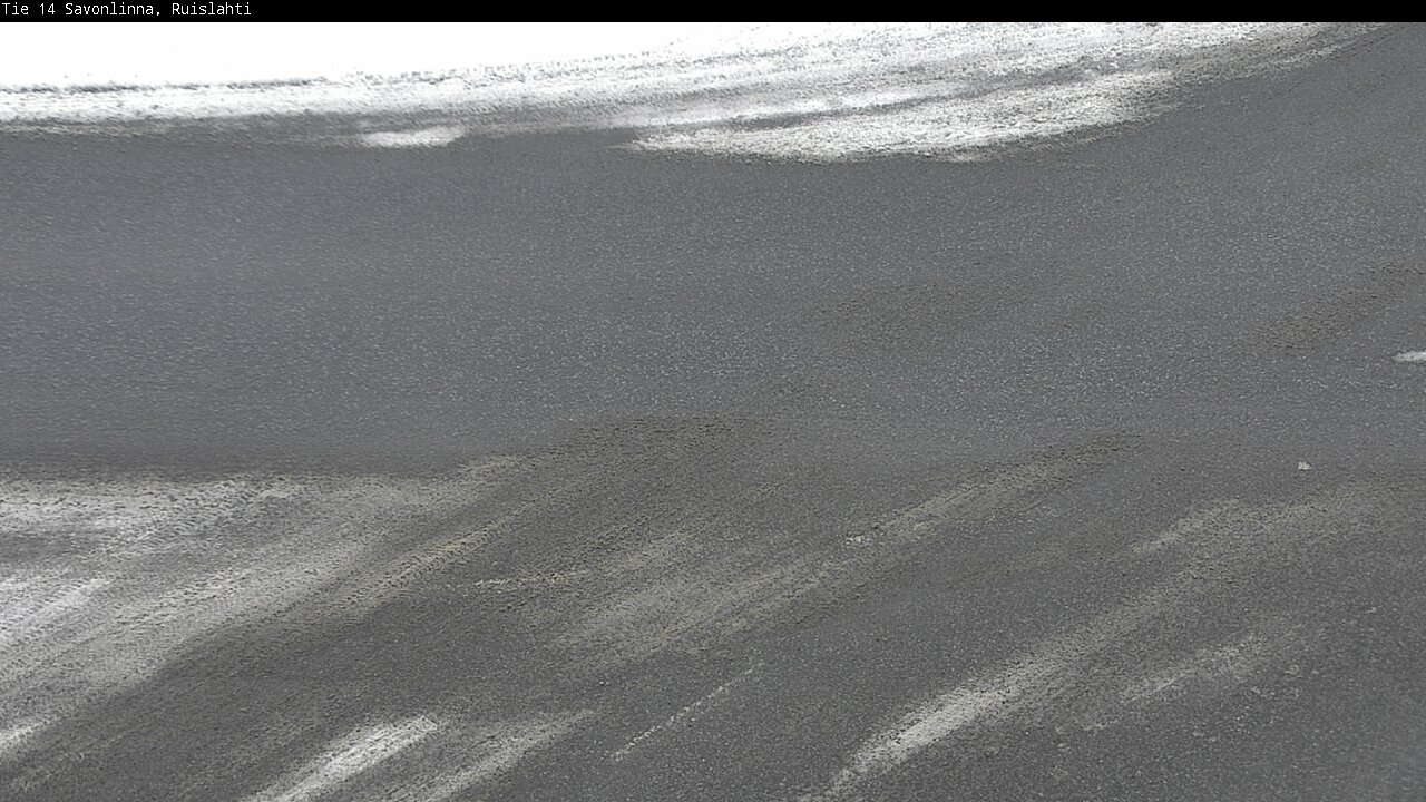 Weather Camera Image Väg 14 Nyslott, Ruislahti, Savonlinna, Etelä-Savo