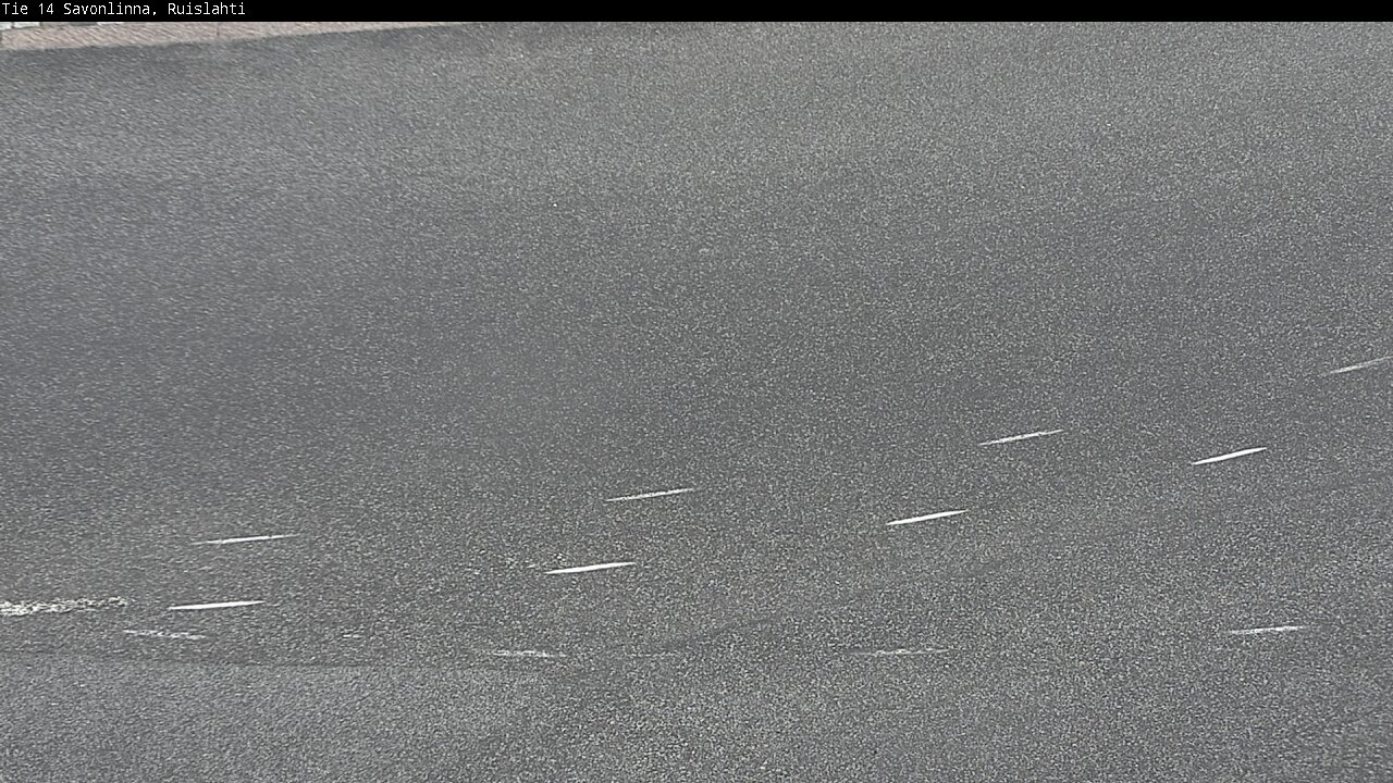 Weather Camera Image Väg 14 Nyslott, Ruislahti, Savonlinna, Etelä-Savo