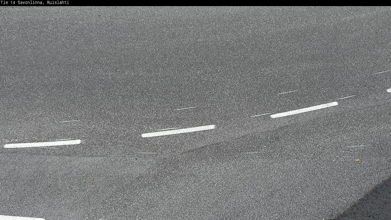 Weather Camera Image Väg 14 Nyslott, Ruislahti, Savonlinna, Etelä-Savo