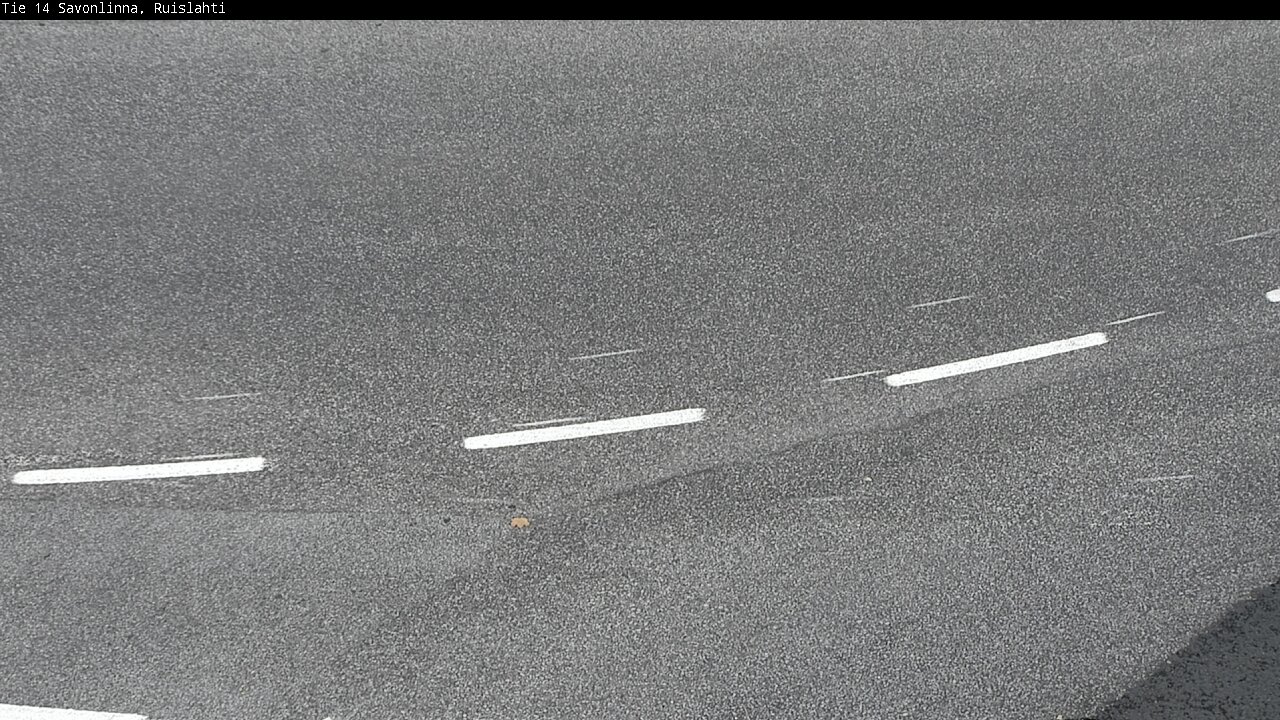 Weather Camera Image Väg 14 Nyslott, Ruislahti, Savonlinna, Etelä-Savo