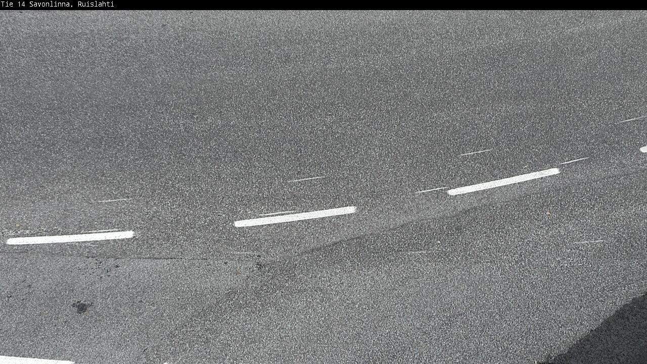Weather Camera Image Väg 14 Nyslott, Ruislahti, Savonlinna, Etelä-Savo