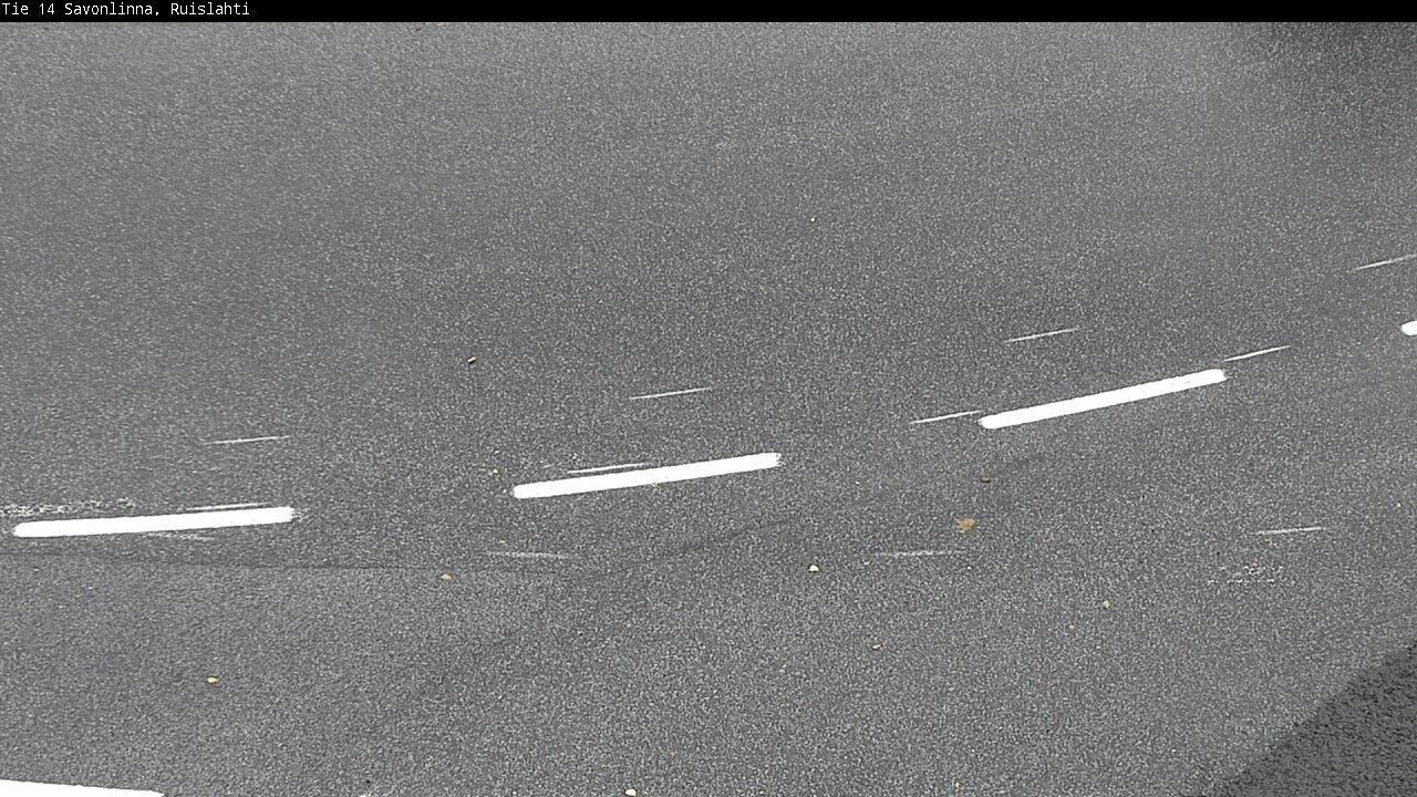 Weather Camera Image Väg 14 Nyslott, Ruislahti, Savonlinna, Etelä-Savo
