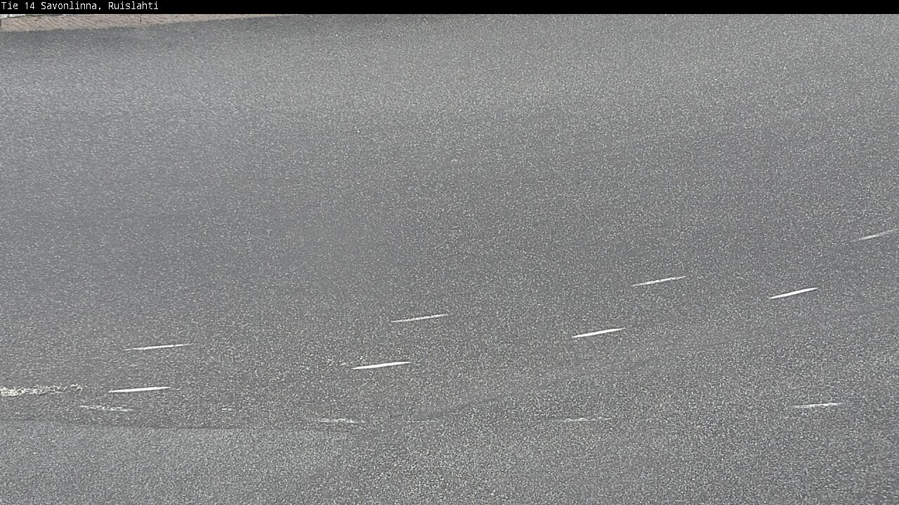 Weather Camera Image Väg 14 Nyslott, Ruislahti, Savonlinna, Etelä-Savo