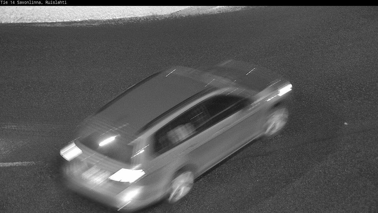 Weather Camera Image Väg 14 Nyslott, Ruislahti, Savonlinna, Etelä-Savo