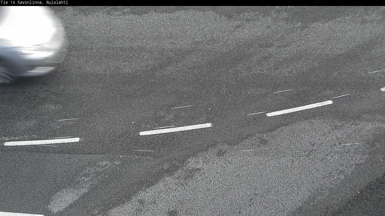 Weather Camera Image Väg 14 Nyslott, Ruislahti, Savonlinna, Etelä-Savo