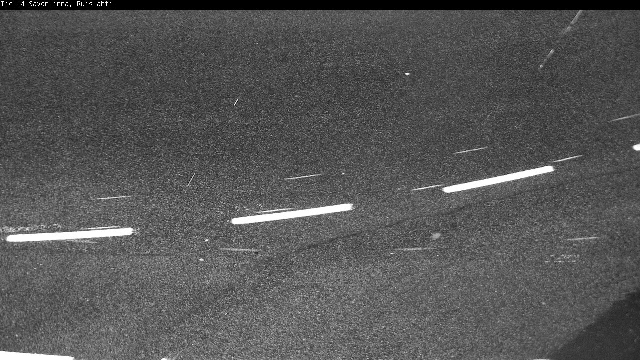 Weather Camera Image Väg 14 Nyslott, Ruislahti, Savonlinna, Etelä-Savo