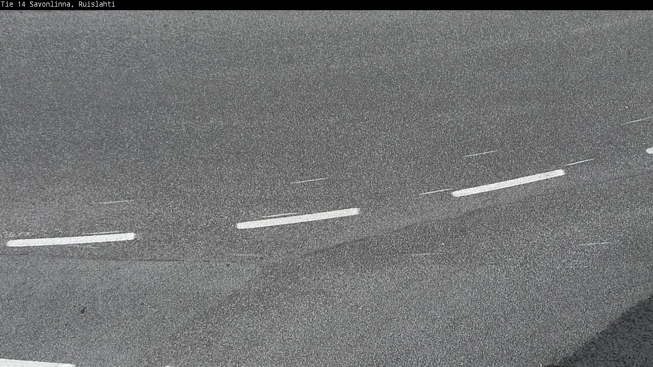 Weather Camera Image Väg 14 Nyslott, Ruislahti, Savonlinna, Etelä-Savo