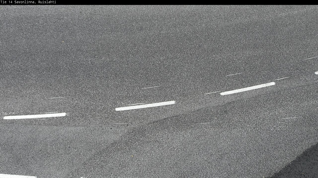 Weather Camera Image Väg 14 Nyslott, Ruislahti, Savonlinna, Etelä-Savo