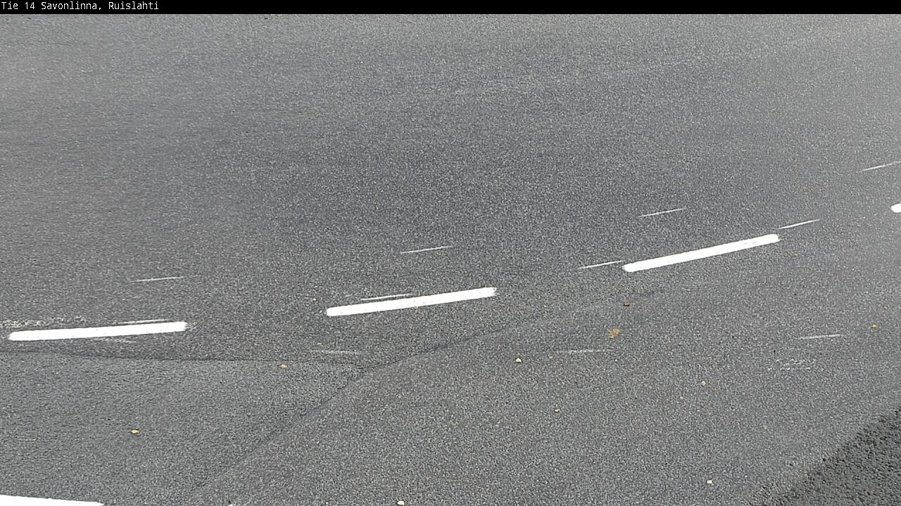Weather Camera Image Väg 14 Nyslott, Ruislahti, Savonlinna, Etelä-Savo