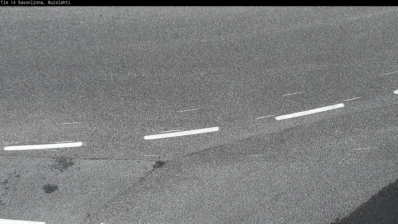 Weather Camera Image Väg 14 Nyslott, Ruislahti, Savonlinna, Etelä-Savo