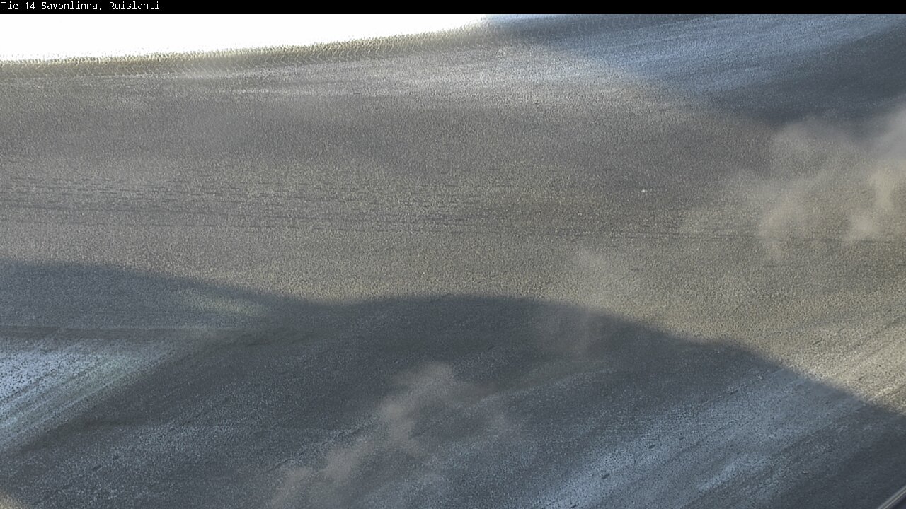 Weather Camera Image Road 14 Savonlinna, Ruislahti, Savonlinna, Etelä-Savo
