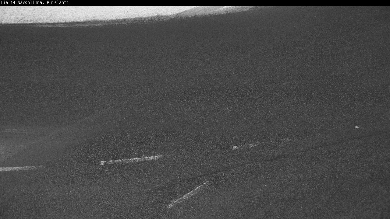 Weather Camera Image Väg 14 Nyslott, Ruislahti, Savonlinna, Etelä-Savo