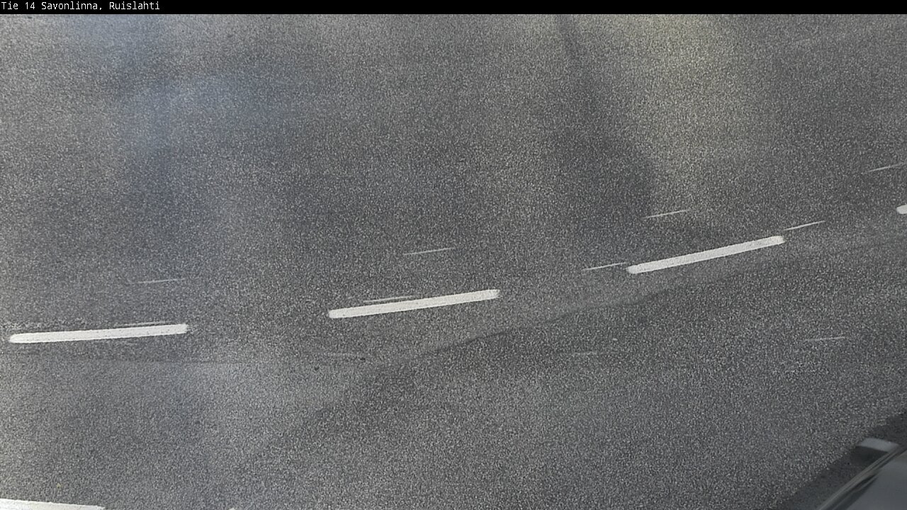 Weather Camera Image Road 14 Savonlinna, Ruislahti, Savonlinna, Etelä-Savo