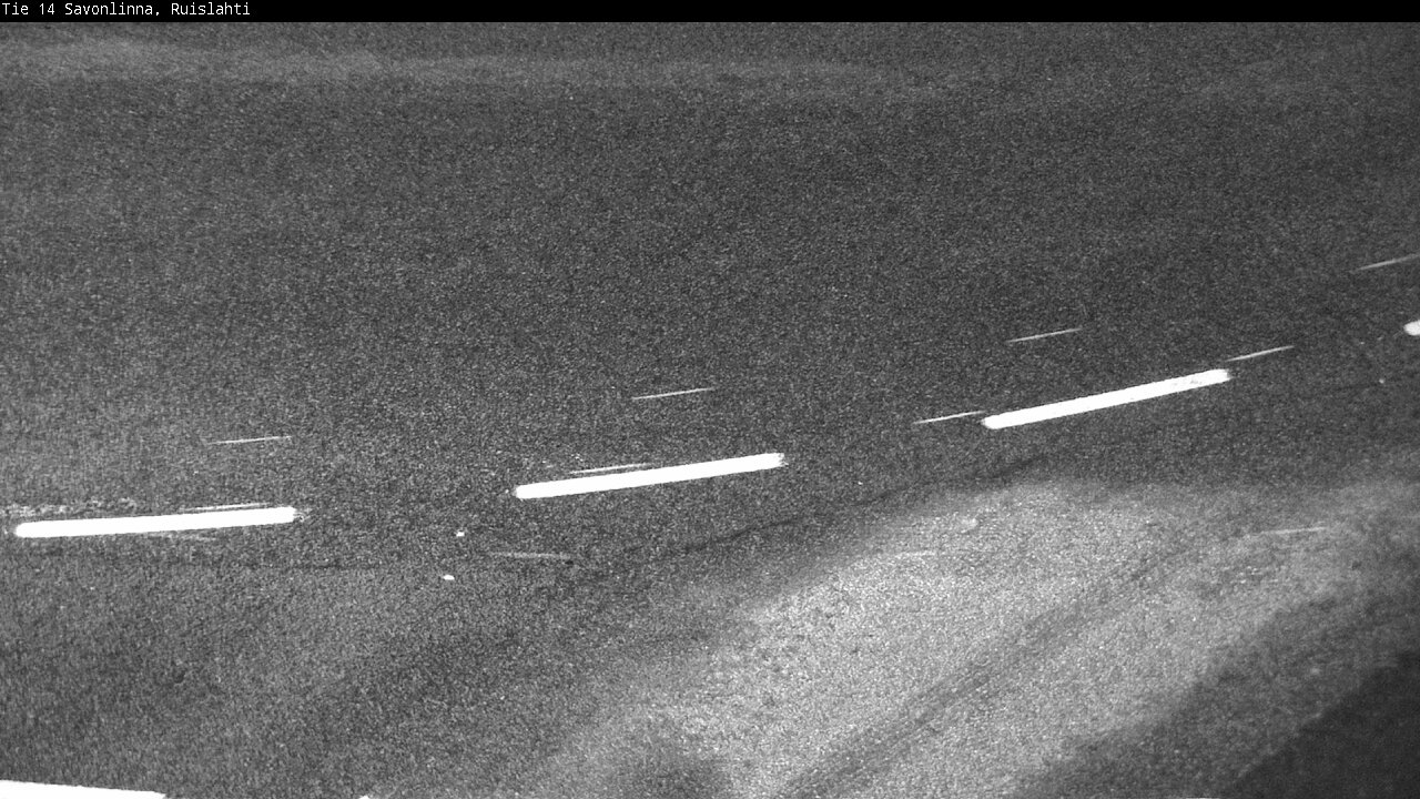 Weather Camera Image Väg 14 Nyslott, Ruislahti, Savonlinna, Etelä-Savo
