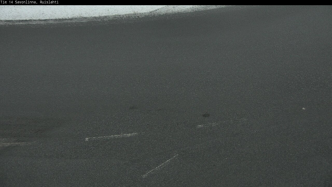 Weather Camera Image Väg 14 Nyslott, Ruislahti, Savonlinna, Etelä-Savo