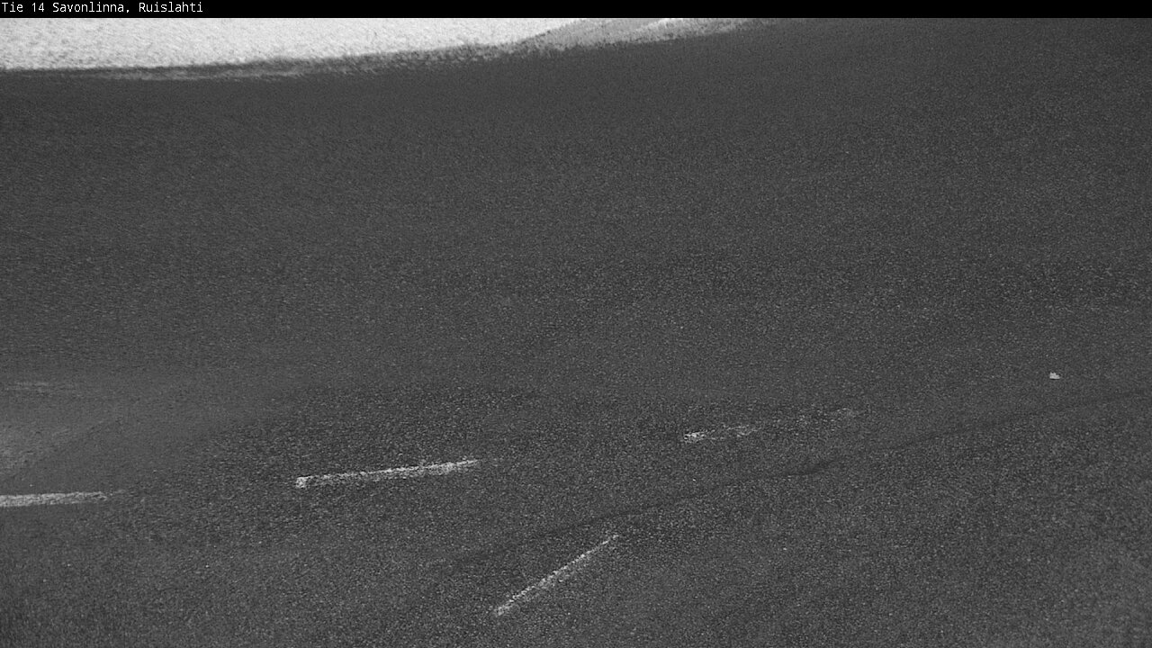 Weather Camera Image Väg 14 Nyslott, Ruislahti, Savonlinna, Etelä-Savo