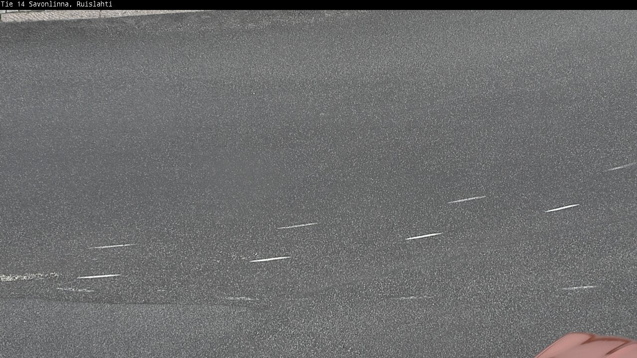 Weather Camera Image Väg 14 Nyslott, Ruislahti, Savonlinna, Etelä-Savo