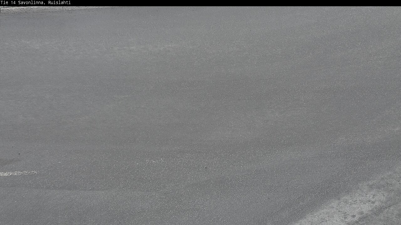 Weather Camera Image Väg 14 Nyslott, Ruislahti, Savonlinna, Etelä-Savo