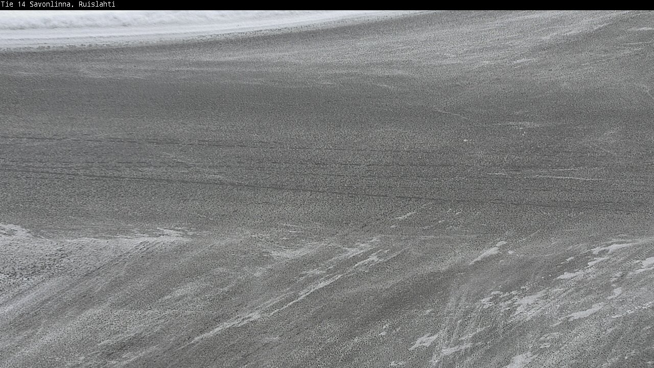 Weather Camera Image Väg 14 Nyslott, Ruislahti, Savonlinna, Etelä-Savo