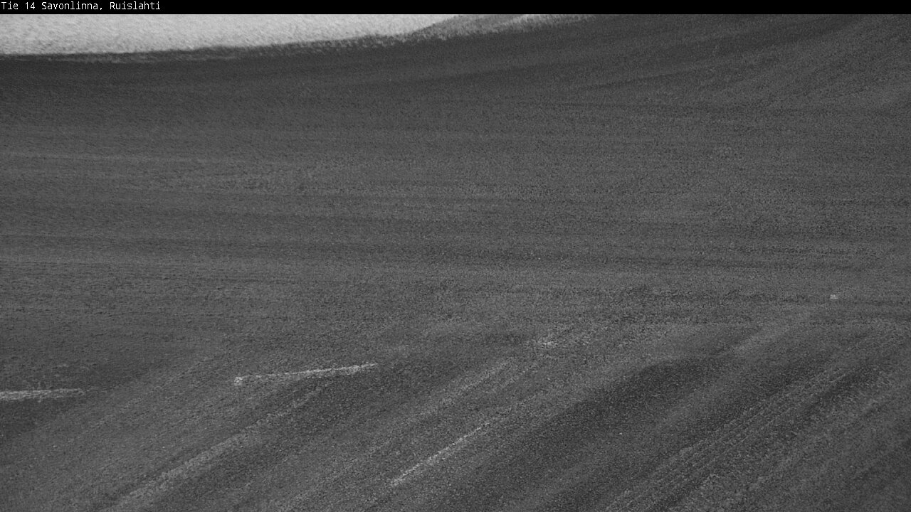 Weather Camera Image Väg 14 Nyslott, Ruislahti, Savonlinna, Etelä-Savo