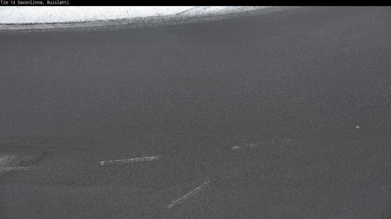 Weather Camera Image Väg 14 Nyslott, Ruislahti, Savonlinna, Etelä-Savo