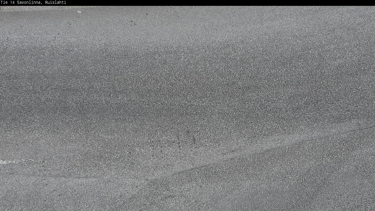 Weather Camera Image Väg 14 Nyslott, Ruislahti, Savonlinna, Etelä-Savo