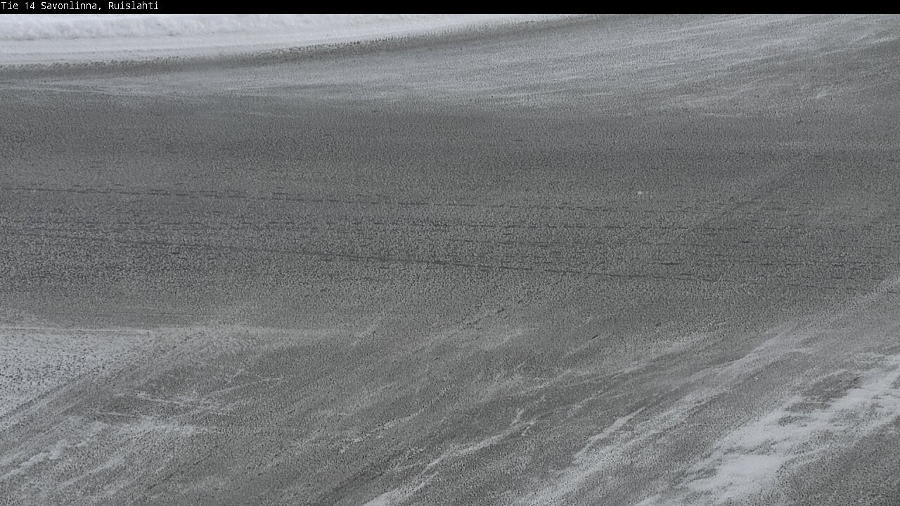 Weather Camera Image Väg 14 Nyslott, Ruislahti, Savonlinna, Etelä-Savo