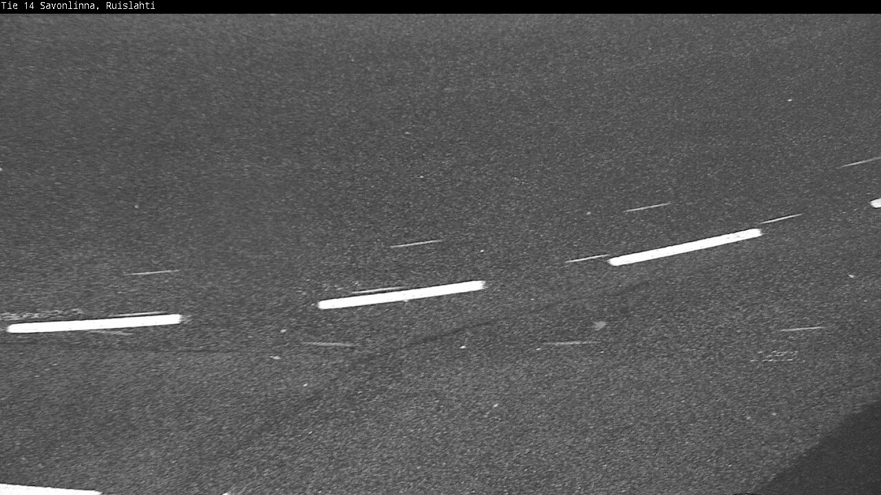 Weather Camera Image Väg 14 Nyslott, Ruislahti, Savonlinna, Etelä-Savo
